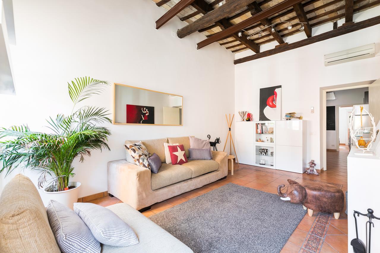 67 négyzetméteres, 1 hálószobás Apartman 1 fürdőszobával Trastevere területén Róma Kültér fotó