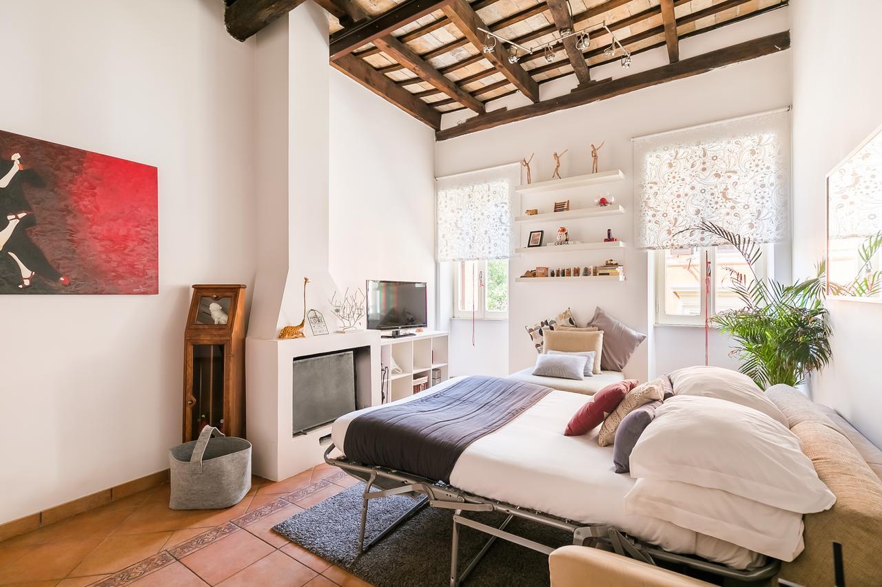 67 négyzetméteres, 1 hálószobás Apartman 1 fürdőszobával Trastevere területén Róma Kültér fotó