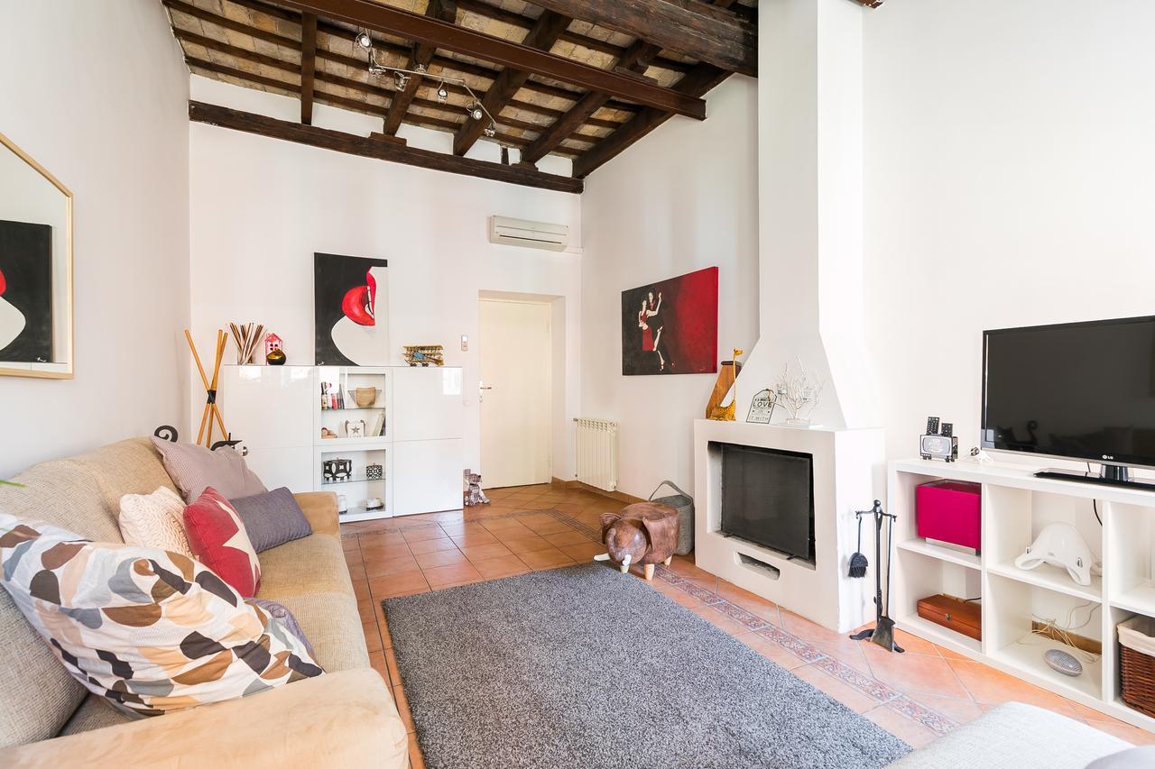 67 négyzetméteres, 1 hálószobás Apartman 1 fürdőszobával Trastevere területén Róma Kültér fotó