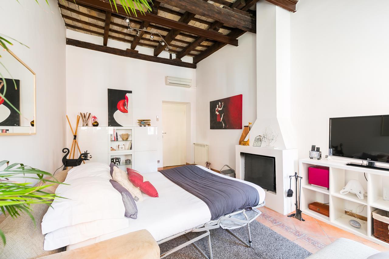 67 négyzetméteres, 1 hálószobás Apartman 1 fürdőszobával Trastevere területén Róma Kültér fotó