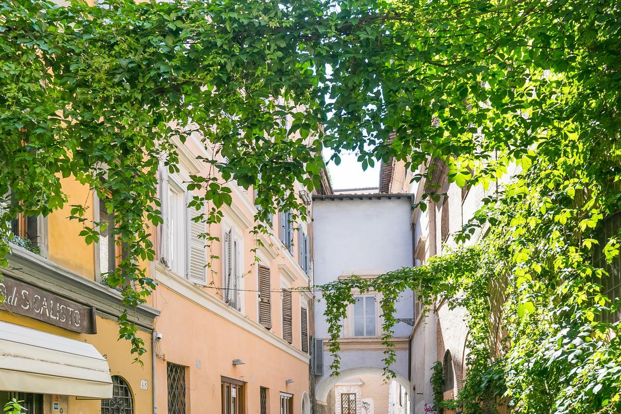 67 négyzetméteres, 1 hálószobás Apartman 1 fürdőszobával Trastevere területén Róma Kültér fotó