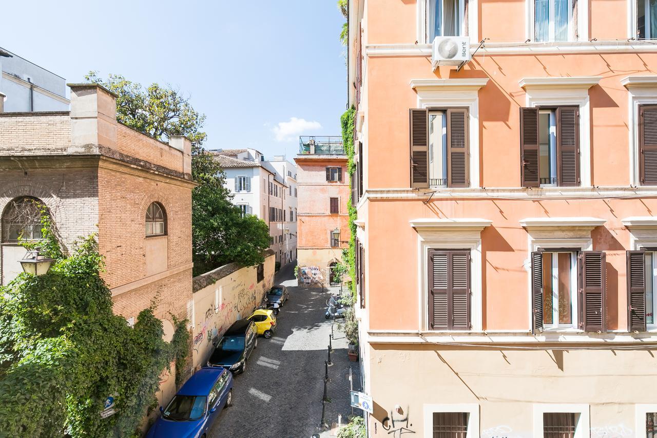 67 négyzetméteres, 1 hálószobás Apartman 1 fürdőszobával Trastevere területén Róma Kültér fotó