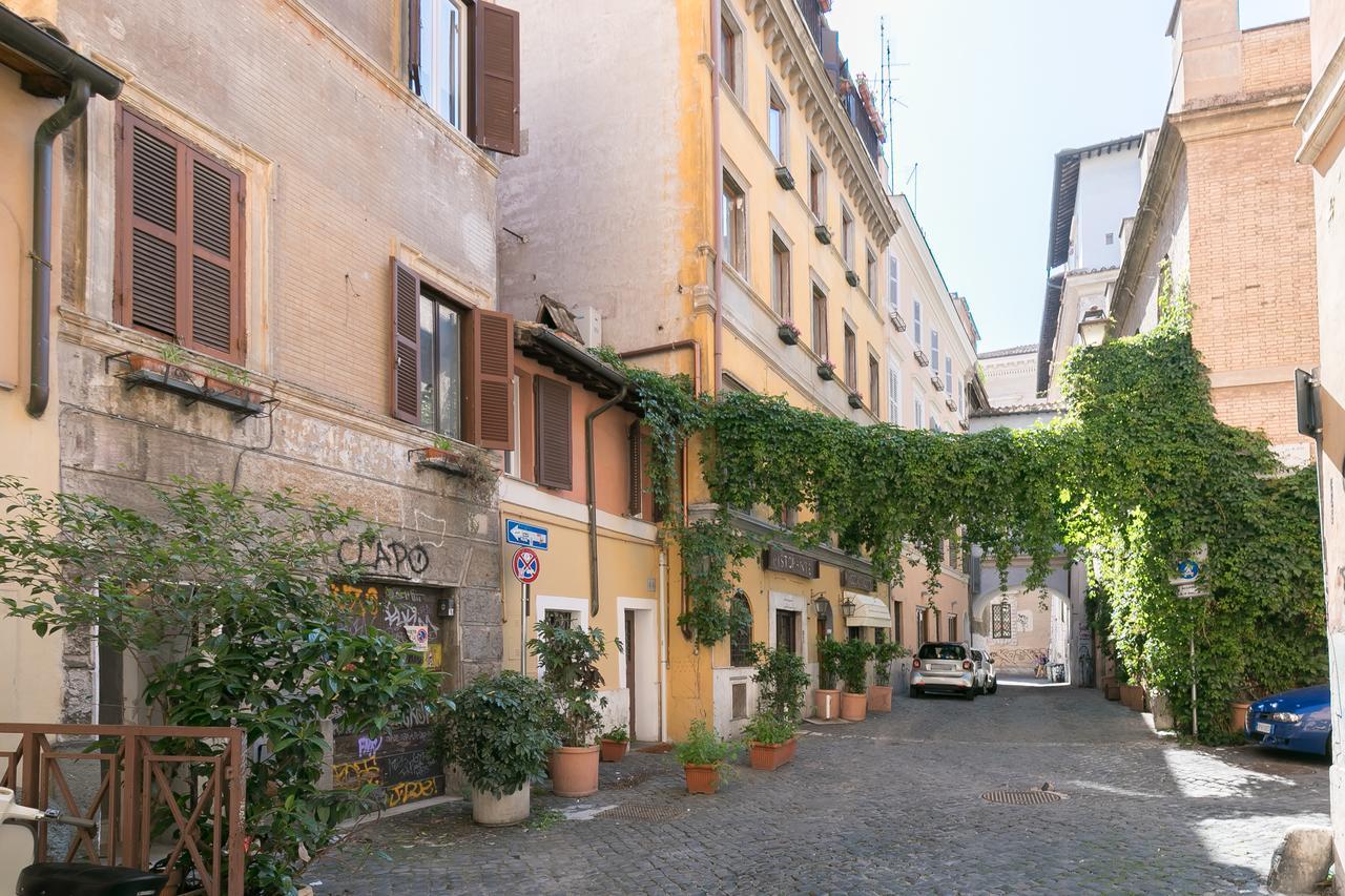 67 négyzetméteres, 1 hálószobás Apartman 1 fürdőszobával Trastevere területén Róma Kültér fotó